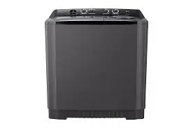 LG P1861RWN9T 18 kg Semi‑Automatic Twin Tub Top‑Load Washing Machine – Middle Black