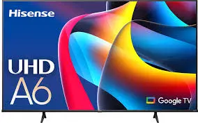 Hisense 65A6N 65″ A6 Series 4K UHD Google Smart TV (2024)